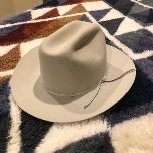 Tan Beaver Brand Hats Felt Cowboy Hat 7 1/8”